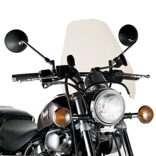 Parabrezza universale GIVI a 2 punti di fissaggio, bronzo 36,9 x 42,5 cm (H x L)