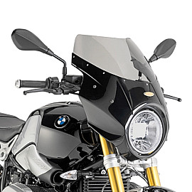 Cupolino universale fumé con carenatura in vetroresina GIVI per BMW R NINTE T (2014-2016)