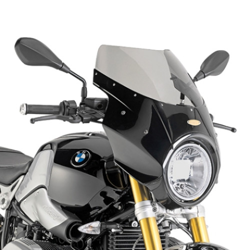 Cupolino universale fumé con carenatura in vetroresina GIVI per BMW R NINTE T (2014-2016)