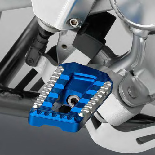 Rizoma Coppia di adattatori per pedivelle pilota RIZOMA linea TOURING per BMW R1200 GS / ADVENTURE (2004>)