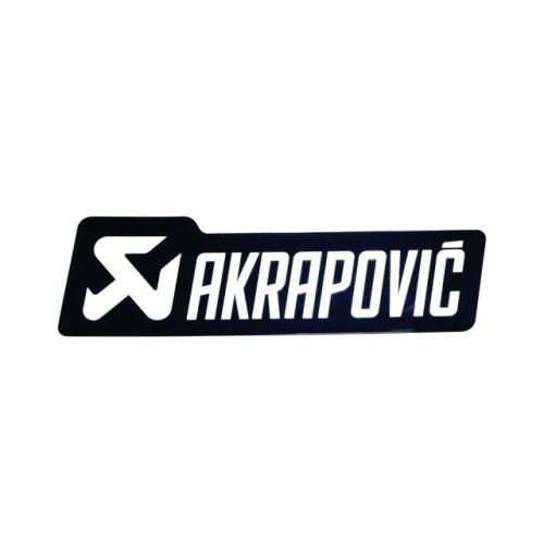 Adesivo Monocromatico AKRAPOVIC
