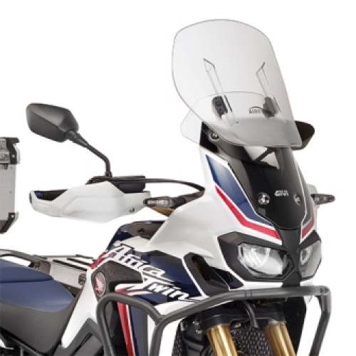 Cupolino scorrevole specifico AIRFLOW trasparente, H massima 63,5 GIVI per  HONDA CRF 1000 AFRICA TWIN (2016)