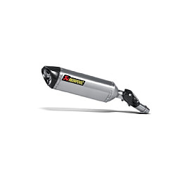 Terminale di scarico AKRAPOVIC Omologato Linea Slip-on (Titanio ) per KAWASAKI VERSYS 1000 (2012-2018)