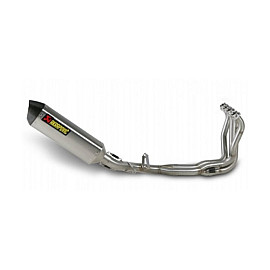 Scarico completo Linea Racing (TITANIO) AKRAPOVIC inox Non omologato fondello in carbonio fodero in titanio per KAWASAKI Z 1000 / Z 1000 SX (2010-2013)