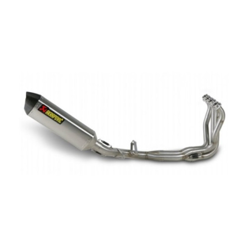 Scarico completo Linea Racing (TITANIO) AKRAPOVIC inox Non omologato fondello in carbonio fodero in titanio per KAWASAKI Z 1000 / Z 1000 SX (2010-2013)