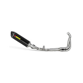 Scarico completo Linea Racing (CARBONIO) AKRAPOVIC inox Non omologato fondello in carbonio fodero in carbonio per KAWASAKI Z 1000 / Z 1000 SX (2010-2013)