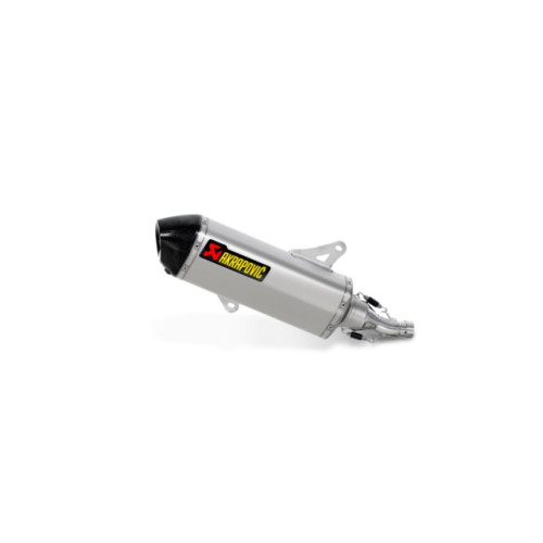 Silenziatore di scarico omologato, fodero in inox fondello in carbonio, Linea Slip on (TITANIO) per PIAGGIO MP3 YOURBAN 300/300 LT (11/13>)