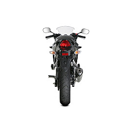 Terminale di scarico Akrapovic SPLIT-ON Esagonale  Carbonio con DB-Killer NON Omologato HONDA CBR 250 R (2011/2012>)