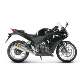 Terminale di scarico Akrapovic Linea Slip on (TITANIO) per HONDA CBR 250 R (11/13)