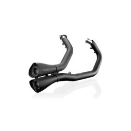 FUORI CATALOGO - Scarico Completo AKRAPOVIC Non Omologato Nero per HARLEY DAVIDSON SPORTSTER XL 1200 - XL 883 (2014-2015)