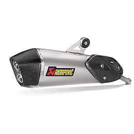 Terminale di scarico Omologato Akrapovic Linea Slip on (TITANIO) per BMW C 650 GT (2016-2017) - C 650 SPORT (2016-2017)