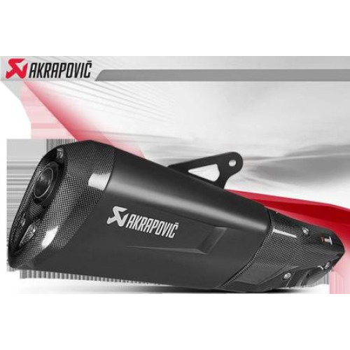 Terminale di scarico AKRAPOVIC Linea Slip-on (NERO ) per BMW S 1000 XR (2017)