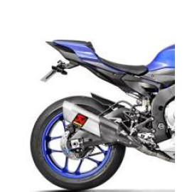 Scarico completo AKRAPOVIC Evolution Line Kit Racing Ufficiale (Titanium) con collettori in Titanio silenziatore in Titanio Non omologato per YAMAHA YZF-R1 (2015-2017>)