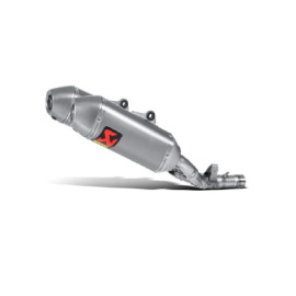 Coppia Silenziatori Non Omologato Slip-On Line (Titanium) AKRAPOVIC per CROSS HONDA CRF 250 R (2016>)