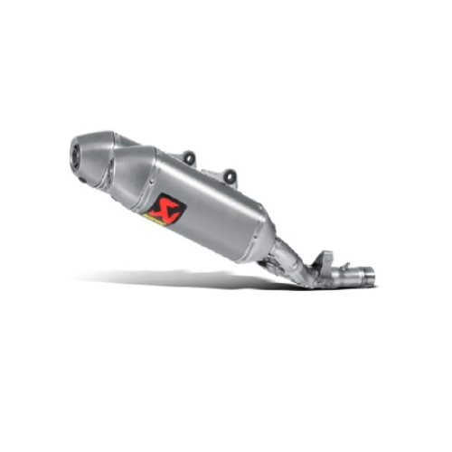 Coppia Silenziatori Non Omologato Slip-On Line (Titanium) AKRAPOVIC per CROSS HONDA CRF 250 R (2016>)