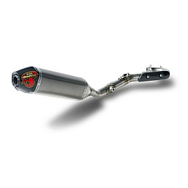 Scarico completo AKRAPOVIC Linea Racing (TITANIO) fondello in termoplastica Non Omologato per CROSS SUZUKI RM-Z 250 (2007)