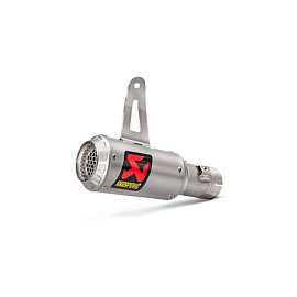Terminale di Scarico a Tromboncino AKRAPOVIC Slip-On Line (Titanium) - NON OMOLOGATO - per SUZUKI GSX R 1000 (2017>)