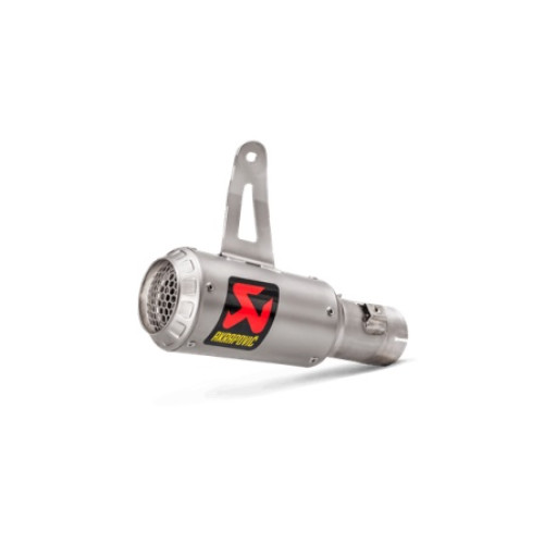 Terminale di Scarico a Tromboncino AKRAPOVIC Slip-On Line (Titanium) - NON OMOLOGATO - per SUZUKI GSX R 1000 (2017>)