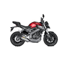 Scarico completo inox AKRAPOVIC omologato Racing Line (Titanium) per YAMAHA MT 125 (2017) YAMAHA YZF-R 125 (2017)