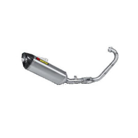 Scarico completo inox AKRAPOVIC omologato Racing Line (Titanium) per YAMAHA MT 125 (2017) YAMAHA YZF-R 125 (2017)