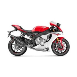 Terminale di scarico AKRAPOVIC Slip-On Line (Carbon) Omologato per YAMAHA YZF-R1 (2015>)