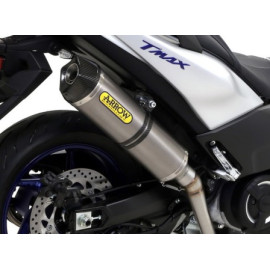 Terminale RACE-TECH in titanio con fondello Carby Omologato per YAMAHA T-MAX 530 (2017)