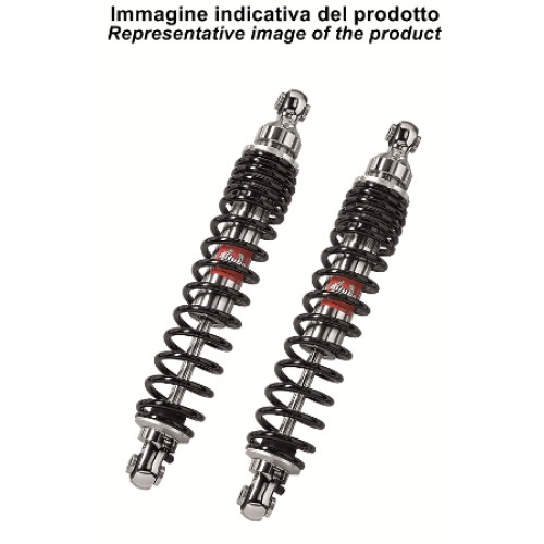 Bitubo - Coppia posteriore con regolazione estensione WME 02 per MOTO GUZZI V7 CLASSIC (2008-2012) / V7 CAFE' CLASSIC (2009-2012) / NEVADA S 750 (2010) / V7 SPECIAL (2012-2013) / V7 STONE (2012-2013)