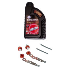 BITUBO - Kit Valvole Forcella + Olio per HONDA RS 125 GP (2004-2010) / HONDA NSF 250 R (2012-2014) - fork showa diam. 35 mm -