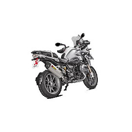 TERMINALE DI SCARICO AKRAPOVIC Slip-On Line (Titanium) OMOLOGATO per BMW R 1200 GS ADVENTURE (2017>)