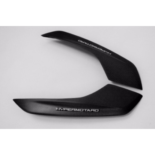 Fianchetti sella superiore in Carbonio Opaco per DUCATI HYPERMOTARD 821 (2013-2015) - HYPERSTRADA (2013-2015)