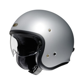 Casco JET J.O MATT LIGHT SILVER COLORE OPACO