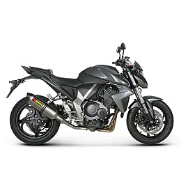 Terminale di scarico Akrapovic SPLIT-ON Esagonale full Titanio con DB-Killer Omologato HONDA CB 1000 R (2008/2013)