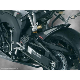 Parafango Posteriore  Colore NERO - RETINA ARGENTO per HONDA CBR1000RR (04-07)