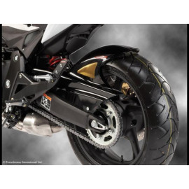 Parafango Posteriore  Colore NERO - RETINA ARGENTO per HONDA CBR600F (11-13) / CB600 HORNET (11-13)