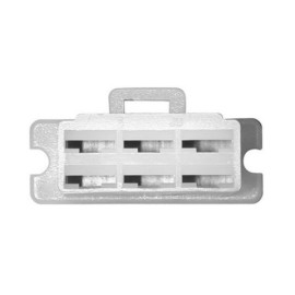 CONNETTORE RETTANGOLARE MASCHIO 6 FASTON FEMMINA