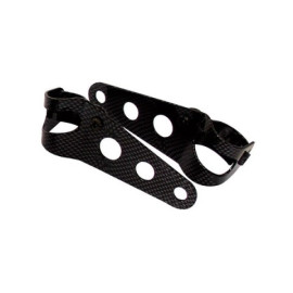 STAFFE CARBON LOOK PER FISSAGGIO FANALE ANTERIORE Ø 28-37 mm circa.