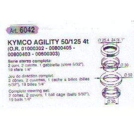 Cuscinetti Sterzo BUZZETTI per KYMCO AGILITY 50/125 4T