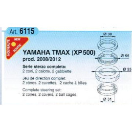 Cuscinetti Sterzo SFERICI per YAMAHA T-MAX (2008-2012)
