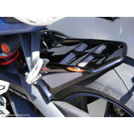 PARAFANGO POSTERIORE colore BIANCO - RETINA ARGENTO TRIUMPH DAYTONA 675 (13>)
