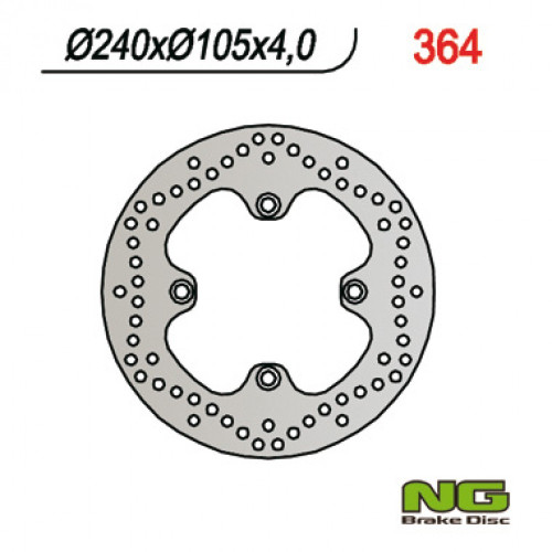 Disco Freno Anteriore  NG per HONDA SH 125/150  (2012-2014>)