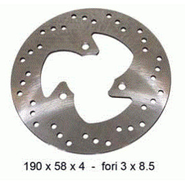 Disco Freno Posteriore  per APRILIA SCARABEO 50