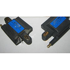 Kit Bobina DYNA (nere) scintilla singola - SINGOLA USCITA - interasse fissaggio da 75mm a 90mm