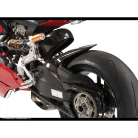 Parafango Posteriore  Colore CARBONIO - RETINA ARGENTO per DUCATI 1199 PANIGALE (12-13)