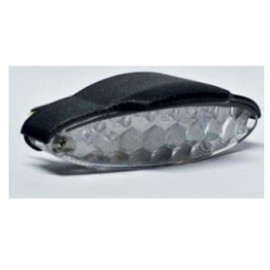 Fanalino Posteriore + luce stop + luce targa completo di coperture estraibile FAR - Colore Nero -