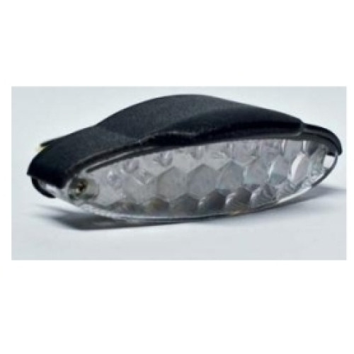 Fanalino Posteriore + luce stop + luce targa completo di coperture estraibile FAR - Colore Nero -