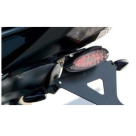 Fanalino Posteriore + luce stop + luce targa completo di coperture estraibile FAR - Colore Nero -