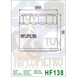 Filtro Olio MEIWA SUZUKI RF600 (93/97) - VS600 (95/97) - VS600 GLF (98) - AN650 BURGMAN (02/12) - AN 650 BURGMAN EXECUTIVE (04/12) - DL650 V-STROM (04/12) - GSF650 BANDIT (05/11) - GSF650 S BANDIT (05/11) - GSF650 S BANDIT TRAVELLER (10)