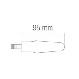 INDIACTORI DI DIREZIONE A LED OMOLOGATI LIGHTECH - COPPIA FRECCE LED IN ABS CON LUCE SEQUENZIALE - lunghezza 95mm -