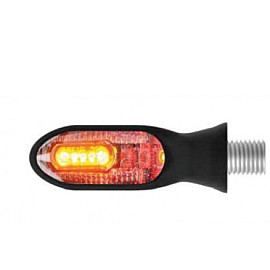 INDIACTORI DI DIREZIONE A LED OMOLOGATI LIGHTECH - COPPIA FRECCE LED IN ABS - lunghezza 45mm -