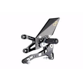 PEDANE REGOLABILI CAMBIO DIRITTO CON POGGIAPIEDE FISSO APRILIA RSV4 R/FACTORY/APRC ,TUONO V4